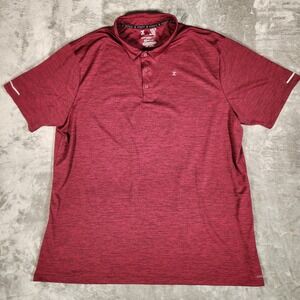 Xersion Polo Shirt Mens 3XLT Maroon Excellent Short Sleeve EverAir Performance